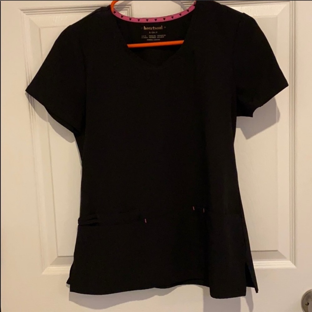 Heart soul Scrub top